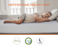12 Inch Twin Mattress, Gel Memory Foam Mattress in a Box, Medium Comfort