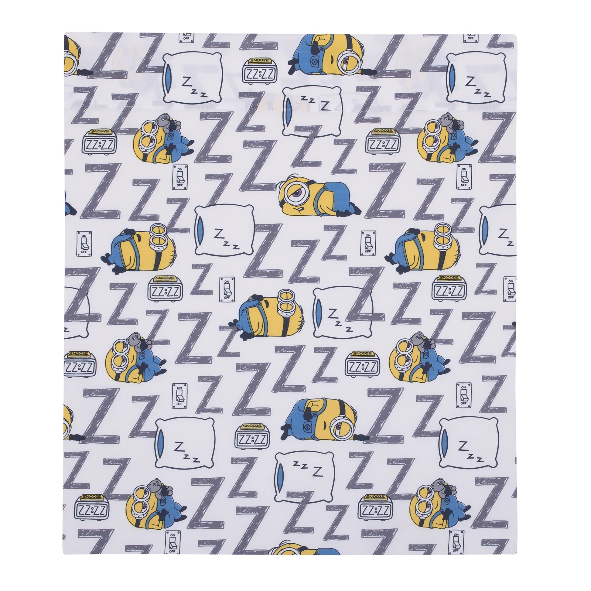 Lazy Minions Club 4 Piece Toddler Bed Set