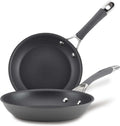 Circulon - 83906 Circulon Radiance Hard Anodized Nonstick Frying Pan / Fry Pan / Hard Anodized Skillet with Helper Handle - 14 Inch, Gray