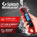 Waterproof Kitchen Food Cooking Thermometer with Backlight