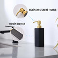 Matte Black Soap Dispenser