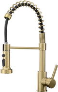 Kitchen Faucet,Kitchen Faucets with Pull Down Sprayer AIMADI Commercial Style Single Handle Matte Black Kitchen Faucet with Sprayer