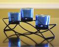 Seraphic Iron Arch Table Centerpiece Decoration 3 Cups