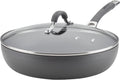 Circulon - 83906 Circulon Radiance Hard Anodized Nonstick Frying Pan / Fry Pan / Hard Anodized Skillet with Helper Handle - 14 Inch, Gray