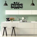 Metal Kitchen Sign Wall Decor