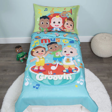 3 Pc Toddler Bed Set with Bonus Tote - You Make My Heart Sing Theme
