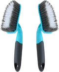 2-Pack Scrub Brush for Cleaning with Long Handle