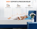 12 Inch Twin Mattress, Gel Memory Foam Mattress in a Box, Medium Comfort