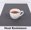 Wipeable Placemats Leather Table Mats Waterproof Heat-Resistant Easy to Clean for Dining Table Set Kitchen Table