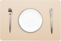Wipeable Placemats Leather Table Mats Waterproof Heat-Resistant Easy to Clean for Dining Table Set Kitchen Table
