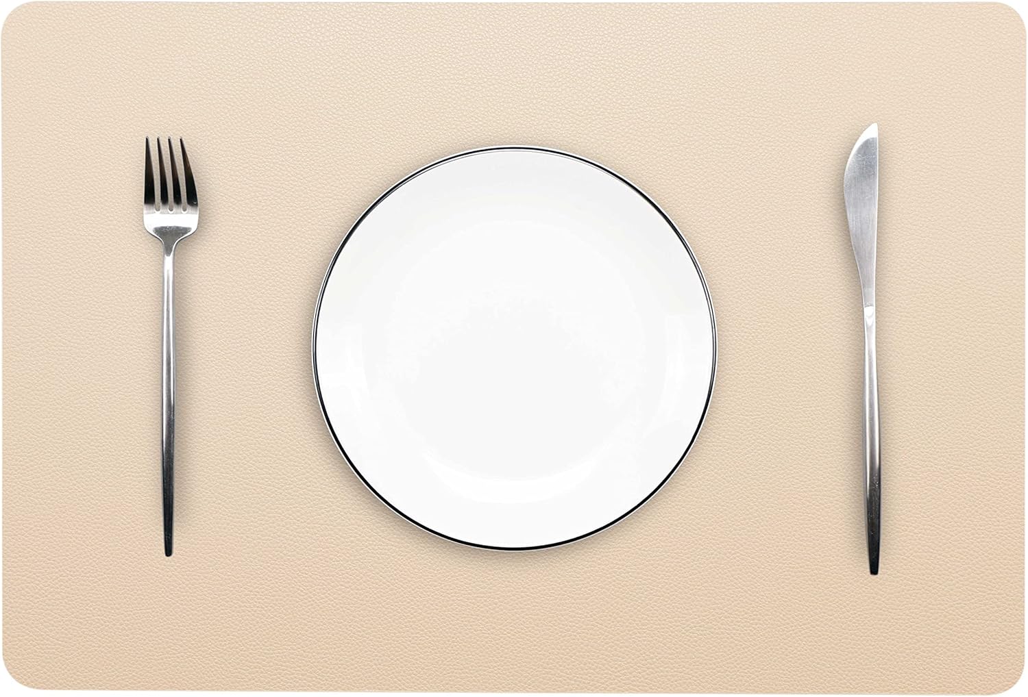 Wipeable Placemats Leather Table Mats Waterproof Heat-Resistant Easy to Clean for Dining Table Set Kitchen Table