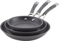 Circulon - 83906 Circulon Radiance Hard Anodized Nonstick Frying Pan / Fry Pan / Hard Anodized Skillet with Helper Handle - 14 Inch, Gray