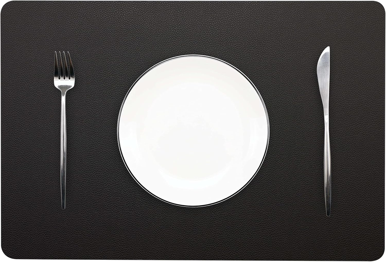 Wipeable Placemats Leather Table Mats Waterproof Heat-Resistant Easy to Clean for Dining Table Set Kitchen Table