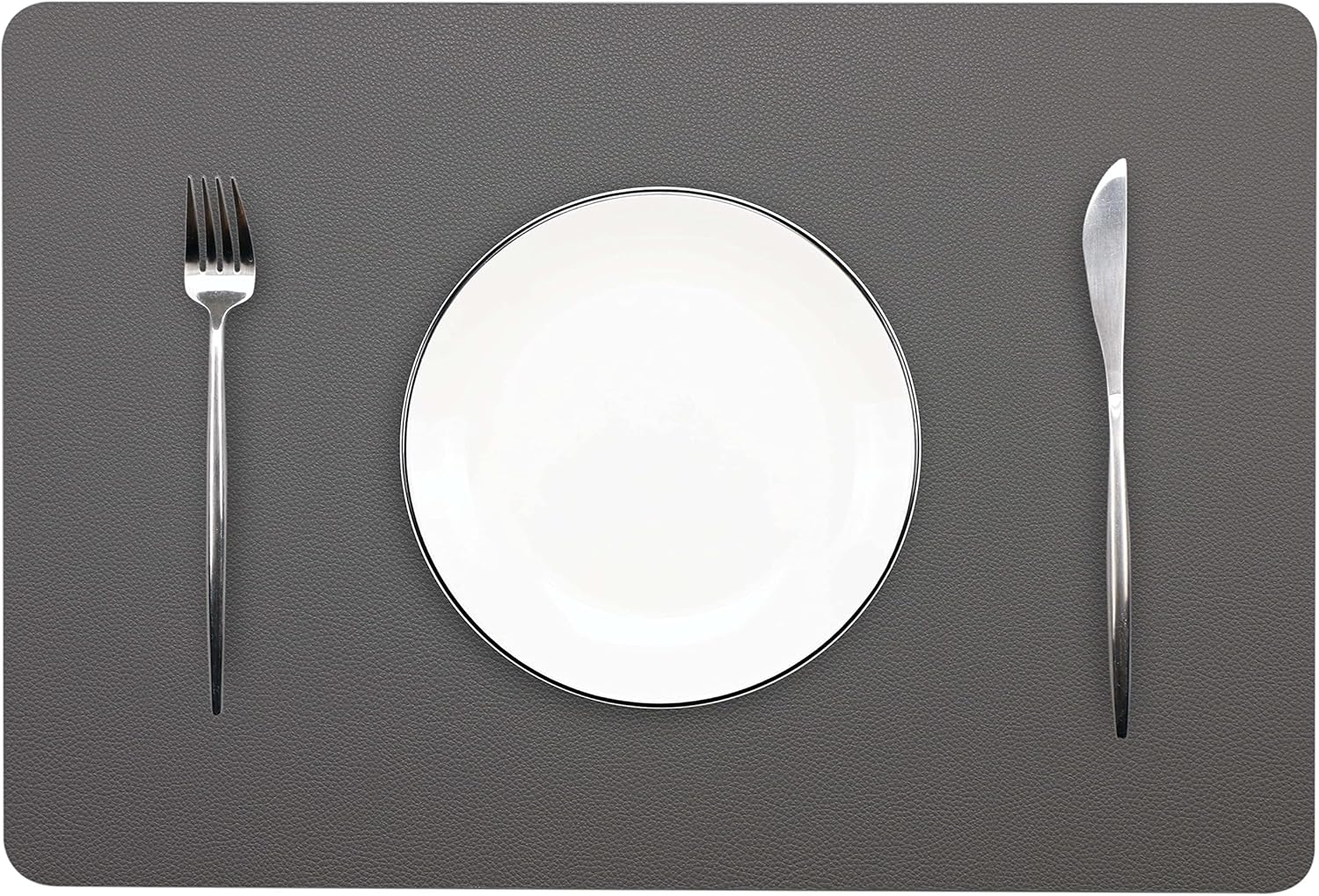 Wipeable Placemats Leather Table Mats Waterproof Heat-Resistant Easy to Clean for Dining Table Set Kitchen Table