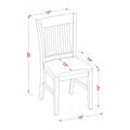 DLNO5-OAK-C 5 Pc Small Kitchen Table Set-Round Kitchen Table and 4 Dining Chairs.
