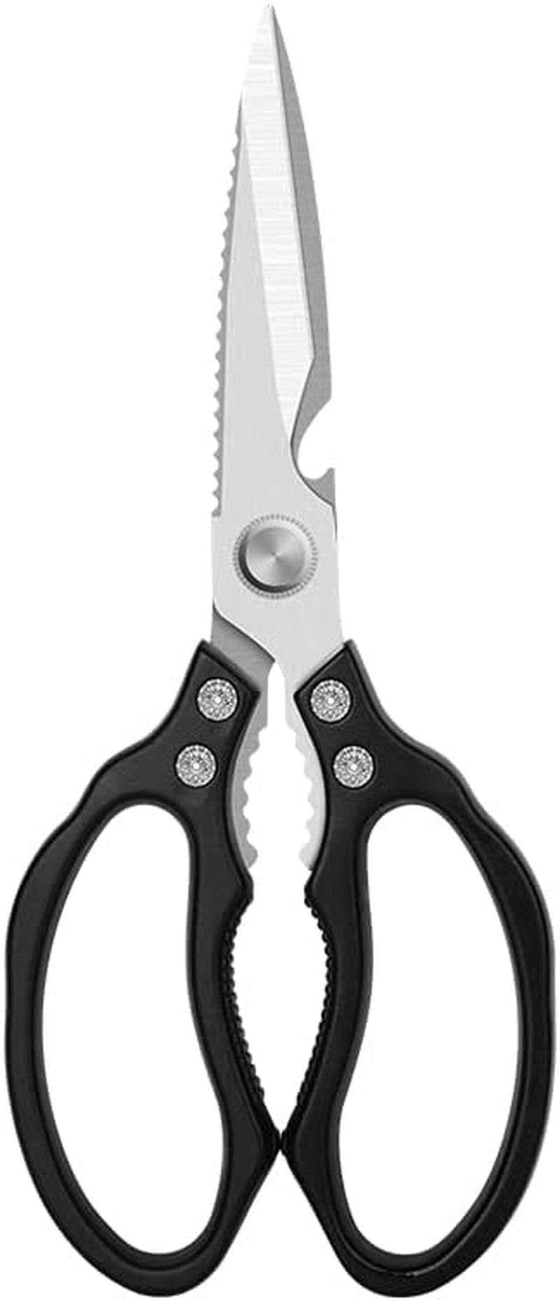 Heavy Duty Sharp Kitchen Scissors, Dishwasher Safe, Cooking Shears for Meat, Chicken, Fish, Poultry, Herb, Bread (Purple)