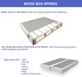 8-Inch Fully Assembled Wood Split Traditional Box Spring/Foundation for Mattress Set