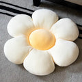 Six-Petal Flower Cushion Pillow in soft pastel colors, featuring a plush sunflower-inspired design. Perfect for adding warmth and charm to any space.