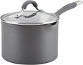 Circulon - 83906 Circulon Radiance Hard Anodized Nonstick Frying Pan / Fry Pan / Hard Anodized Skillet with Helper Handle - 14 Inch, Gray