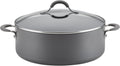 Circulon - 83906 Circulon Radiance Hard Anodized Nonstick Frying Pan / Fry Pan / Hard Anodized Skillet with Helper Handle - 14 Inch, Gray