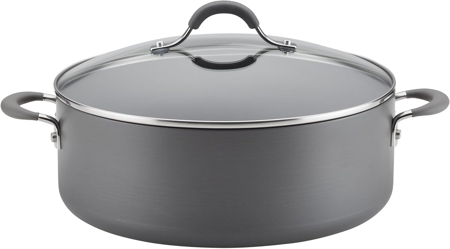 Circulon - 83906 Circulon Radiance Hard Anodized Nonstick Frying Pan / Fry Pan / Hard Anodized Skillet with Helper Handle - 14 Inch, Gray