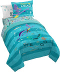 Jay Franco Trend Collector Believe 4 Piece Toddler Bed Set - Includes Comforter & Sheet Set - Super Soft Fade Resistant Microfiber Bedding