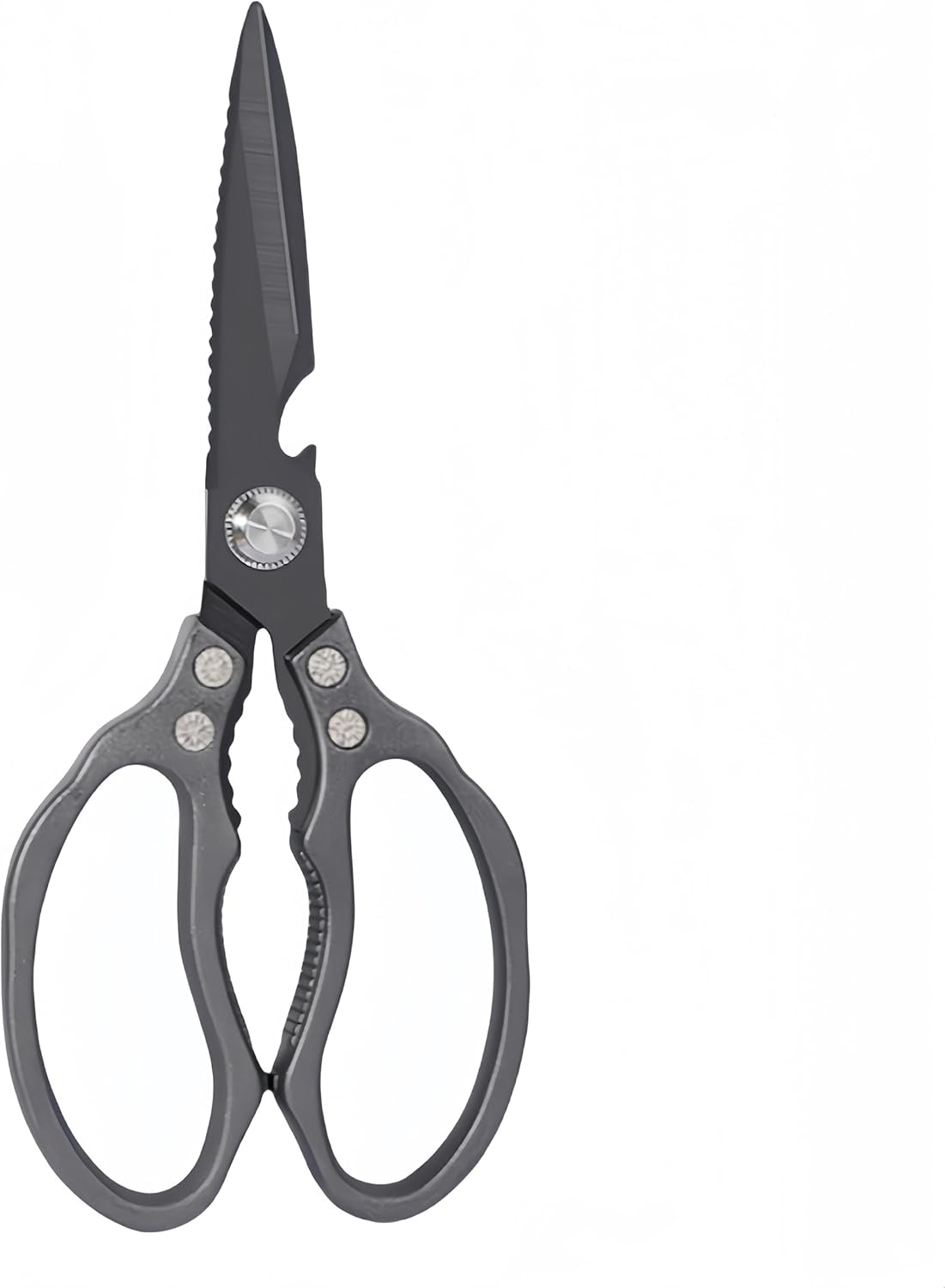 Heavy Duty Sharp Kitchen Scissors, Dishwasher Safe, Cooking Shears for Meat, Chicken, Fish, Poultry, Herb, Bread (Purple)