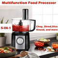 10-Cup 3-Speed Multifunctional Stainless Steel Food Processor