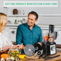 10-Cup 3-Speed Multifunctional Stainless Steel Food Processor