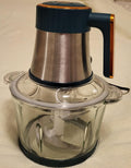 Food Processor Meat Grinder Electric Food Chopper with 2 Bowls Stainless Steel