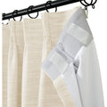 108 Inches Long Blackout Curtain for Bedroom Kids Room , Linen Blend Thermal Insulated Curtain 52Wx108L,1 Panel