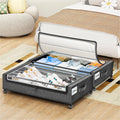 under Bed Storage with Wheels:2 Pack under the Bed Storage Bins