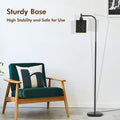 Gothic Floor Lamp with Laser-Cutout Lampshade, LED Standing Lamp for Living Room & Bedroom, 67 Inch