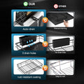 Dish Drying Rack - Expandable Rack, Large Capacity Dish Drainer for Kitchen Counter, Rust-Proof with Utensil Holder