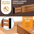 Large Kitchen Drawer Organizer - Expandable Bamboo Drawer Dividers (17