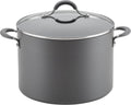 Circulon - 83906 Circulon Radiance Hard Anodized Nonstick Frying Pan / Fry Pan / Hard Anodized Skillet with Helper Handle - 14 Inch, Gray
