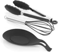 MegaChef Tool Cookware Utensil Set, 12 Piece, Black