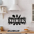 Metal Kitchen Sign Wall Decor 