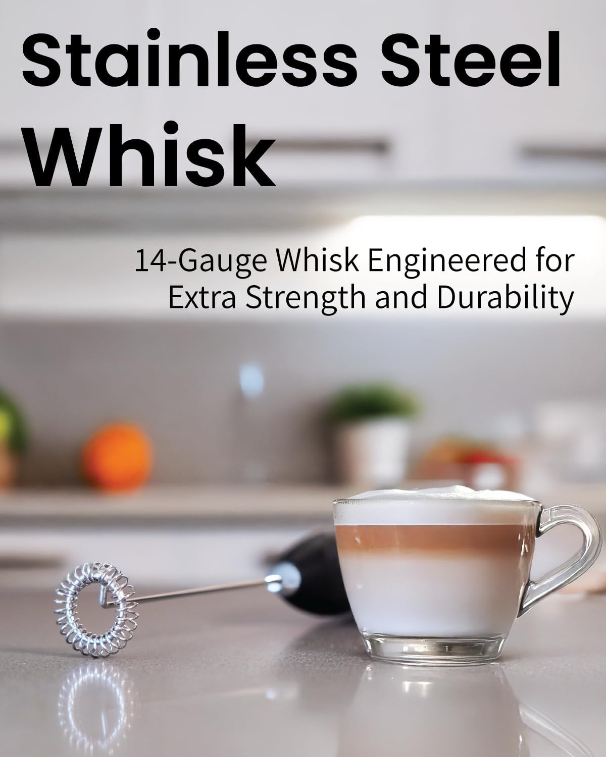 Elementi Electric Milk Frother Handheld