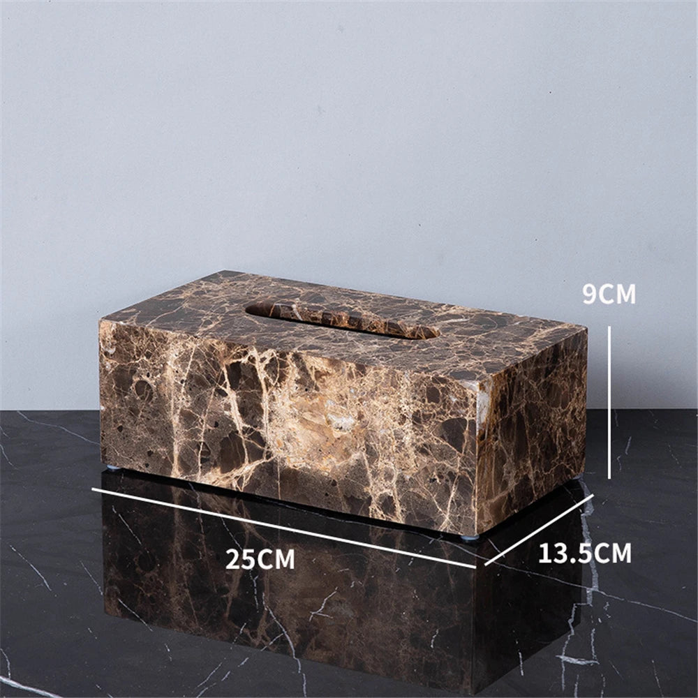 Brown Onyx Natural Marble Bathroom Accessories Luxury Marble Soap Dispenser Toothbrush Holder Soap Dish Tray Set for Bathroom