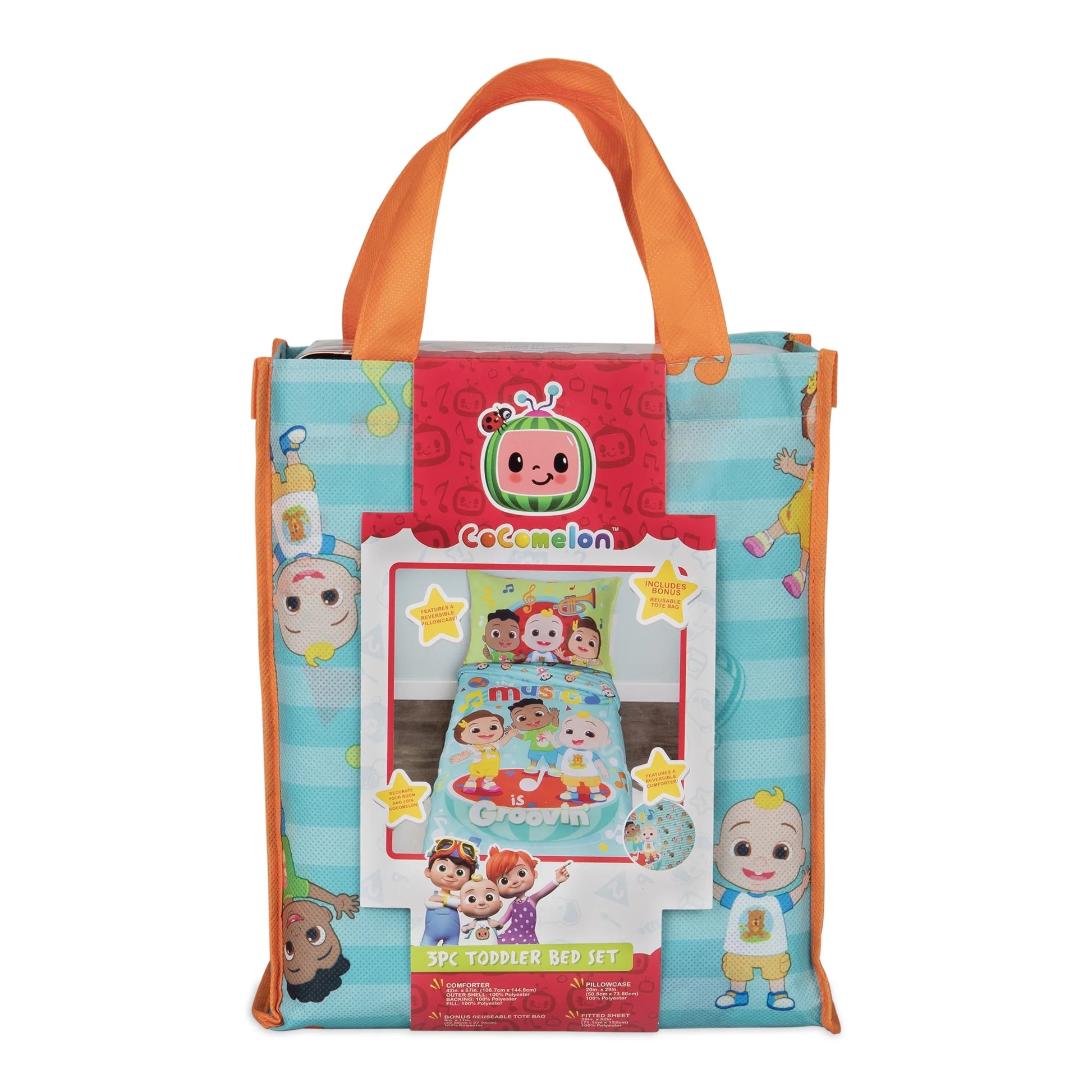 3 Pc Toddler Bed Set with Bonus Tote - You Make My Heart Sing Theme