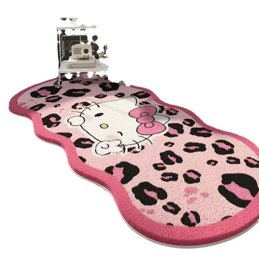 Anime Sanrio Hello Kitty Bedroom Window Stain-Resistant Carpet Home Living Room Sofa Non-Slip Mat Cloakroom Mat Girl Gifts