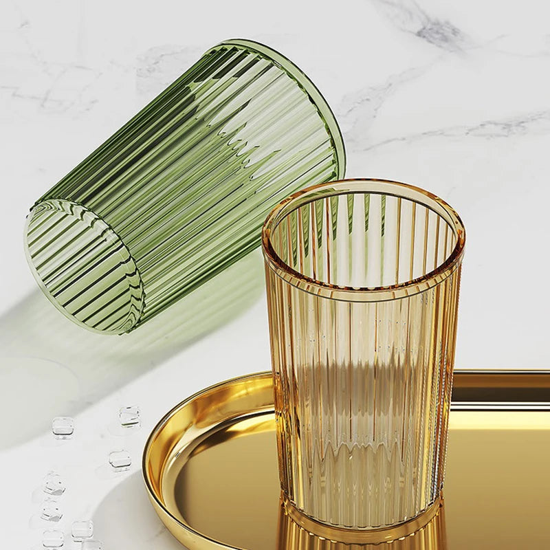 Acrylic Mouthwash Cup Toothbrush Bathroom Cup Light Luxury Style Bathroom Storage Accessories Toothbrush Holder