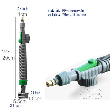 1 Set-Adjustable Beverage Bottle Sprayer Watering Flower Sprinkler Sprinkler Pressure Atomizer Nozzle Gardening Tools ﻿