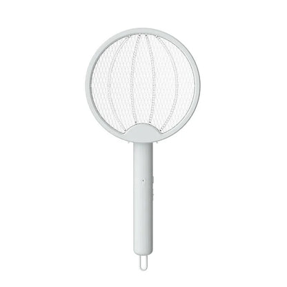 Clearance_Foldable Electric Mosquito Killer Fly Swatter Trap USB Rechargeable Mosquito Racket Insect Killer with UV Light Bug Za