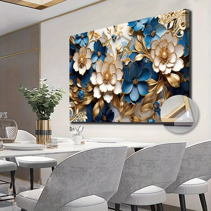 Canvas Wall Art Filled with Floral Symphony Suitable for Living Room Bedroom Home Office Kitchen Dining Room Wall Decoration