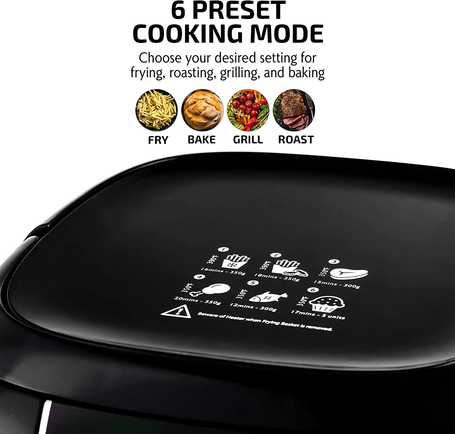 3.2 Quart Compact Air Fryer, Digital LED Touch Screen, Non-Stick Basket, New-Black FAD61302B