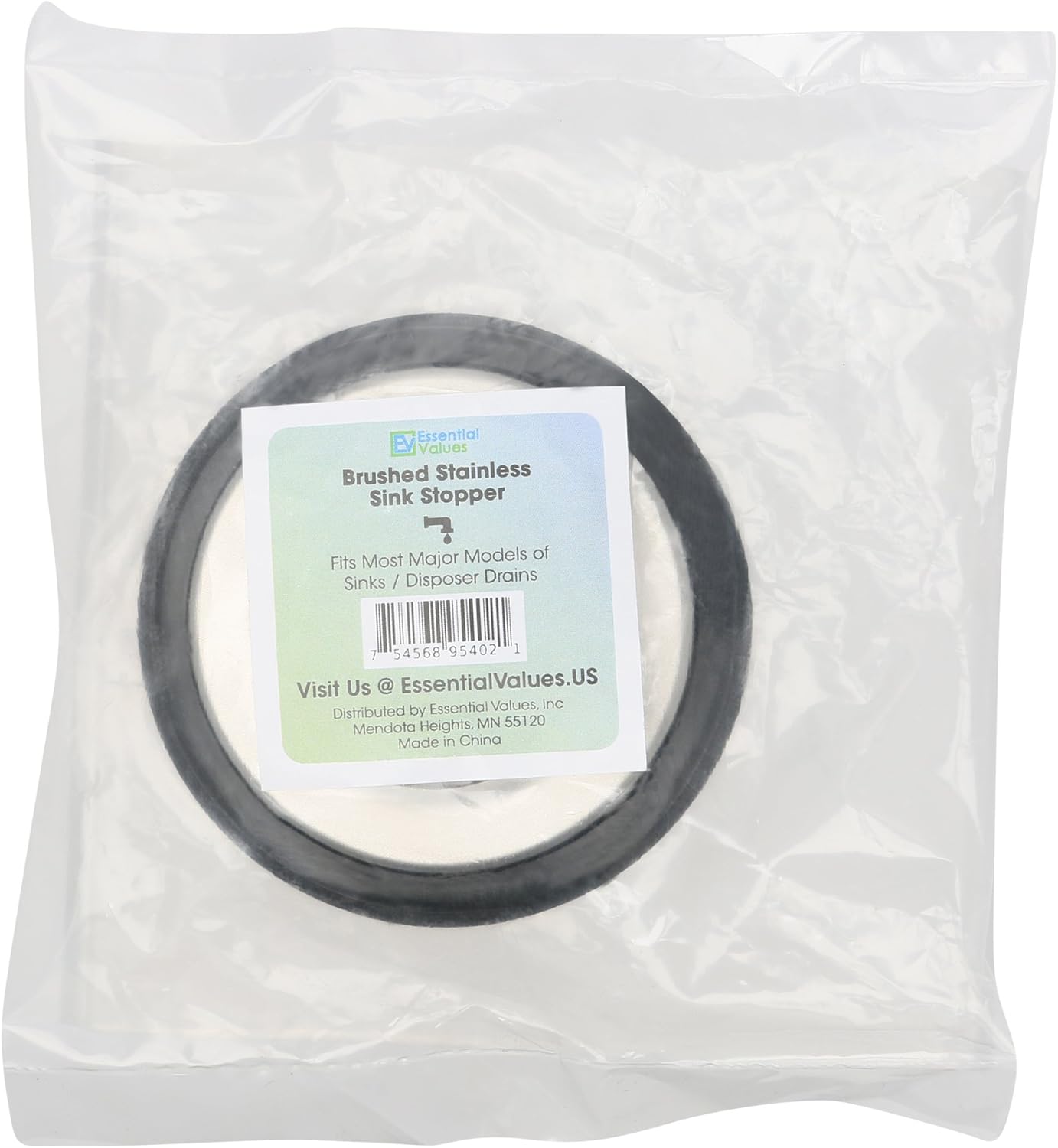 Kitchen Sink Stopper for Garbage Disposals (STP-SS), 3-3/8" Inches 