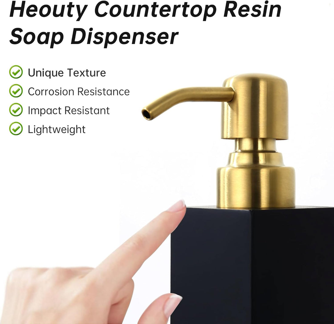 Matte Black Soap Dispenser
