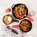Cuisinel Cast Iron Skillets Set 